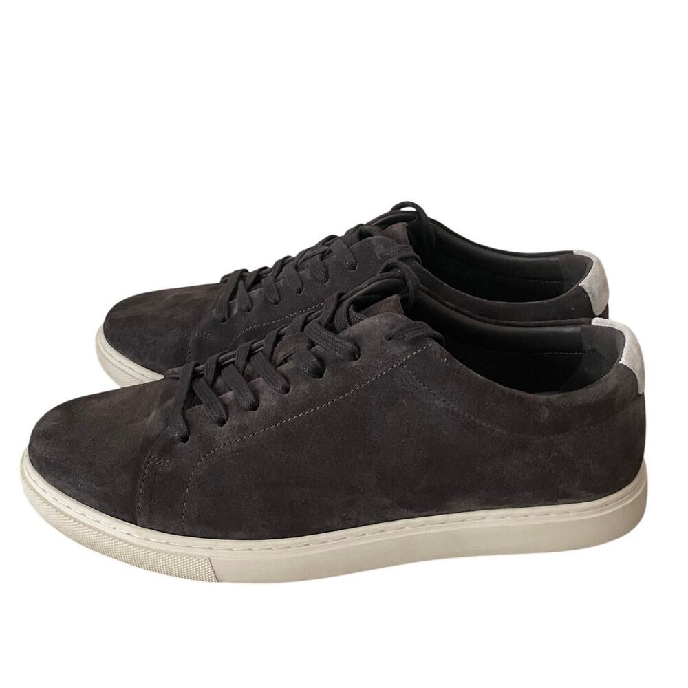 Allen Edmonds Canal Court Mens Size 10D Gray Suede Leather Sneakers
